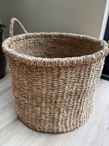 Zara zeegras mand - met defect handvat