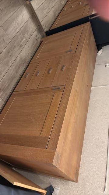 Dresoir eiken Gratis maar wel nu ophalen