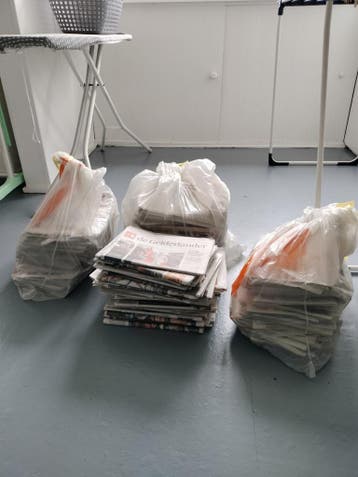 Gratis kranten alleen ophalen