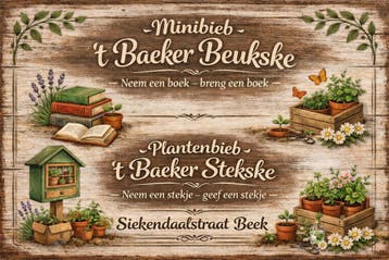 GRATIS lenen/ ruilen bij Minibieb Baeker Beukske