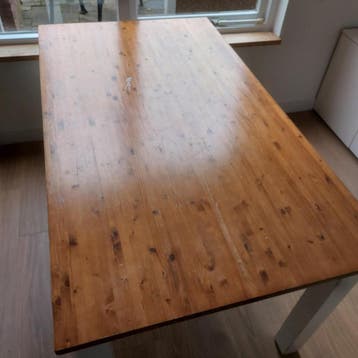 eetkamertafel hout