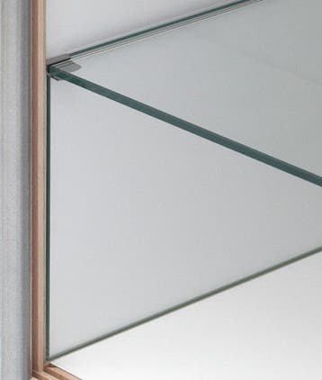 kewlox zijpaneel / glasplaat 2 x gehard glas 37 x 39 cm