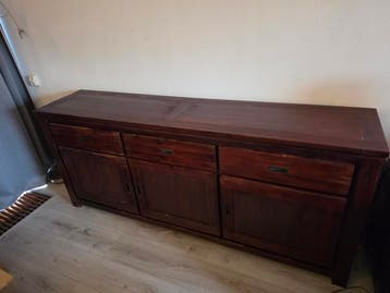 GRATIS Koloniaal dressoir van teakhout