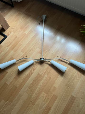 Moderne plafondlamp met 5 verstelbare spots