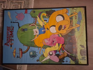 Adventure Time Poster met Lijst