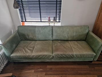 Lederen bank 225 x 95 cm