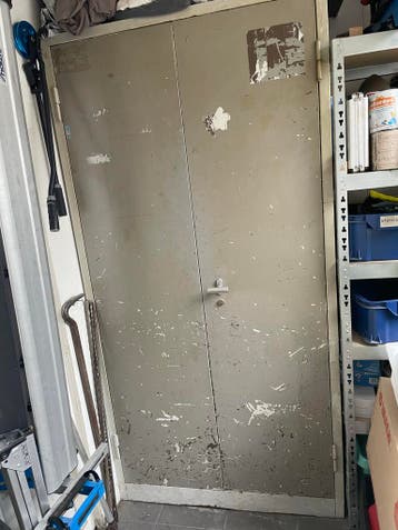 Stalen Opbergkast met 4 Verstelbare Legplanken