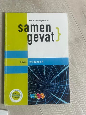 Samengevat havo wiskunde A