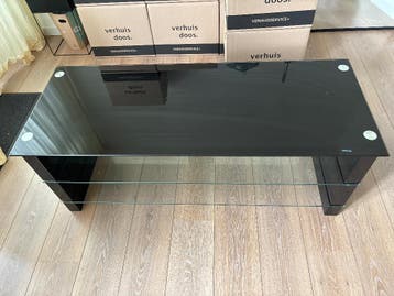 Glazen TV meubel