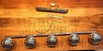 Hanglamp met 5 spots