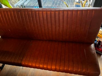 Gratis ophalen leren eettafelbank