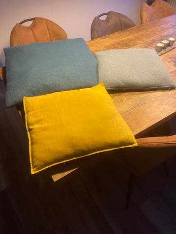 Decoratieve kussens met losse hoezen