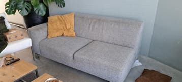 Hoek/lounge bank grijs van Goossens - Gratis af te halen