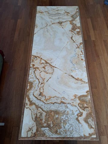 Marmer salontafel 160x60x36