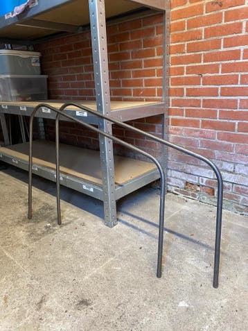 GRATIS Bakfiets troy 2 stangen voor regenhoes