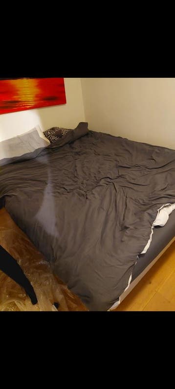 Tweepersoonsbed met matras - Gratis af te halen