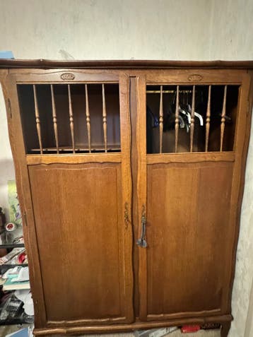Vintage kleding kast