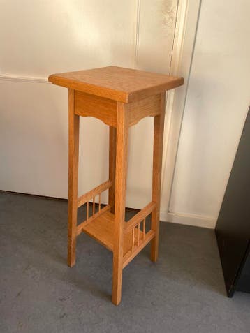 Plantentafeltje hout opknapper beschadigd