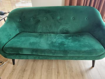 Groene bank Jysk - 2-zits