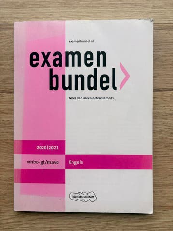 Examenbundel | vmbo-gt/mavo Engels | 2020/2021