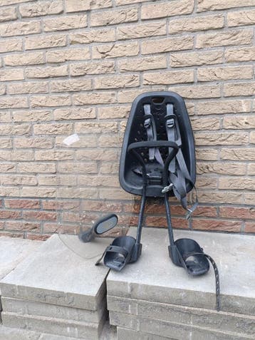 Yepp voorzitje met windscherm en 2 bevestigingsbeugels