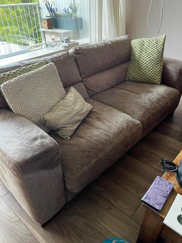 Bank 2 pers beige Gratis