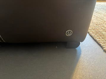 Gratis af te halen: Leren Natuzzi hoekbank