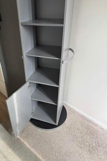 Draaikast met spiegel