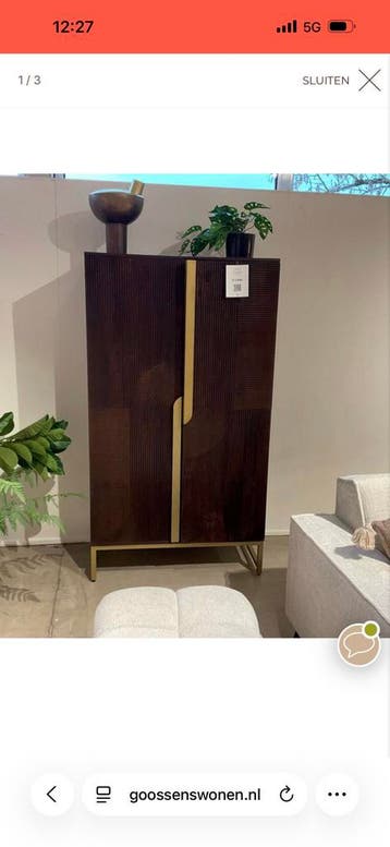 Goossens opbergkast helmer GEZOCHT LIMBURG