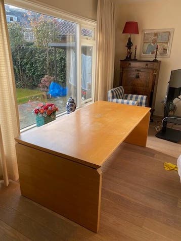 Gratis Gispen directiebureau/werktafel 100 bij 200 cm