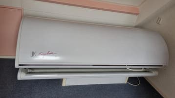 JK Ergoline Zonnebank - Dubbelzijdig, Zo goed als nieuw