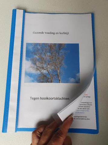 Weg met die hooikoorts!!! Boekje over hooikoorts verminderen