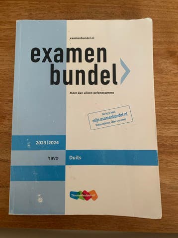 Examenbundel havo Duits 2023/2024
