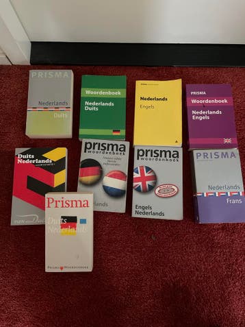 Woordenboeken: Ned-Eng, Ned-Duits, Ned-Frans