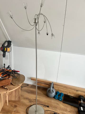 Vloerlamp met 6 lichtpunten