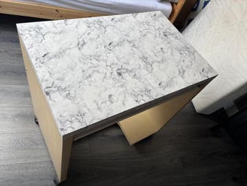 IKEA Mikael bureau/computermeubel in lichte houtkleur