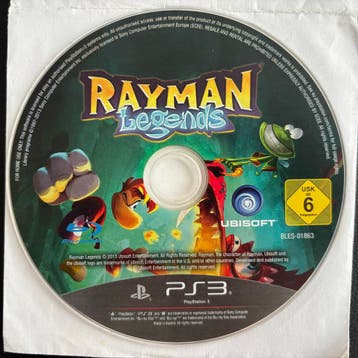 Gratis: Rayman Legends - PlayStation 3 (Alleen disc!)