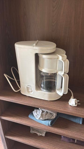 GRATIS koffieset apparaat. Werkt top.