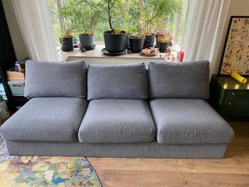 Gratis op te halen, bank zonder armleuningen