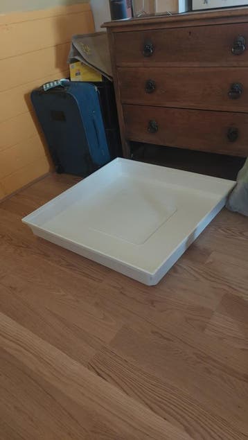 Lekbak voor wasmachine