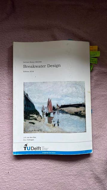 Waterbouw ingenieur studieboeken TU Delft