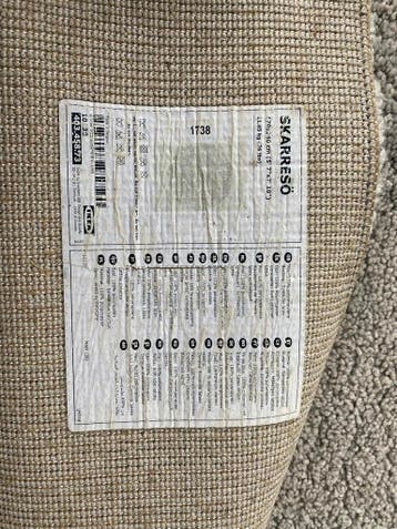 IKEA tapijt, grijs, gratis