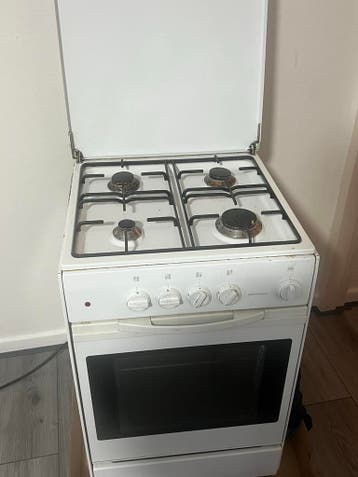 Gratis gasfornuis – moet schoongemaakt worden