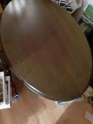 Salontafel donker eiken.