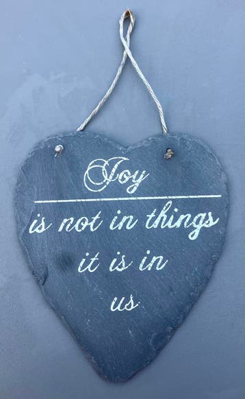 Schattig leistenen bordje hartvormig