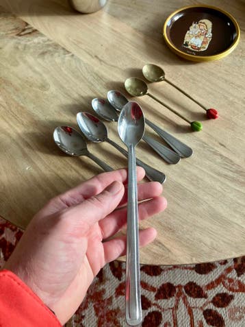 Retro vintage koffie lepeltjes