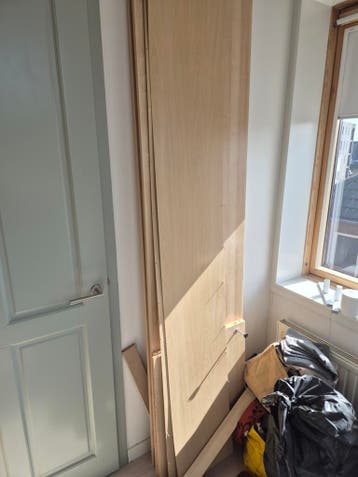 Pax Kast 75cm, gedemonteerd, beuken fineer