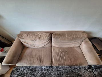 Comfortabele 2-zitsbank - 220x85 cm