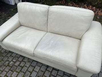 Gratis nette witte lederlook bank