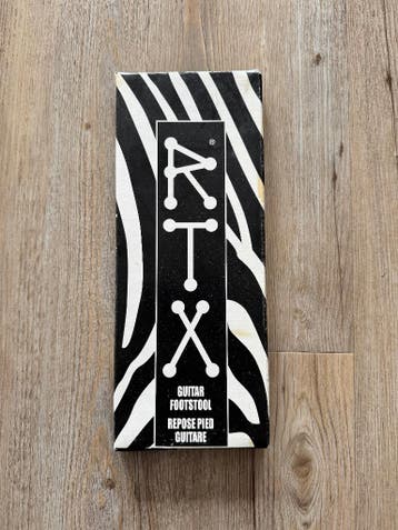 RTX gitaarvoetbankje zwart
